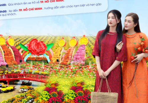 TOUR LÀNG HOA SA ĐÉC 1 NGÀY KHỞI HÀNH TỪ CẦN THƠ