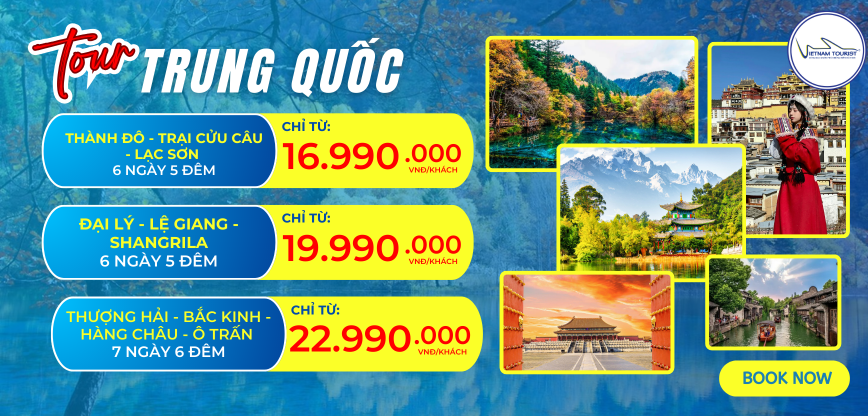 TOUR TRUNG QUỐC VIETNAM TOURIST